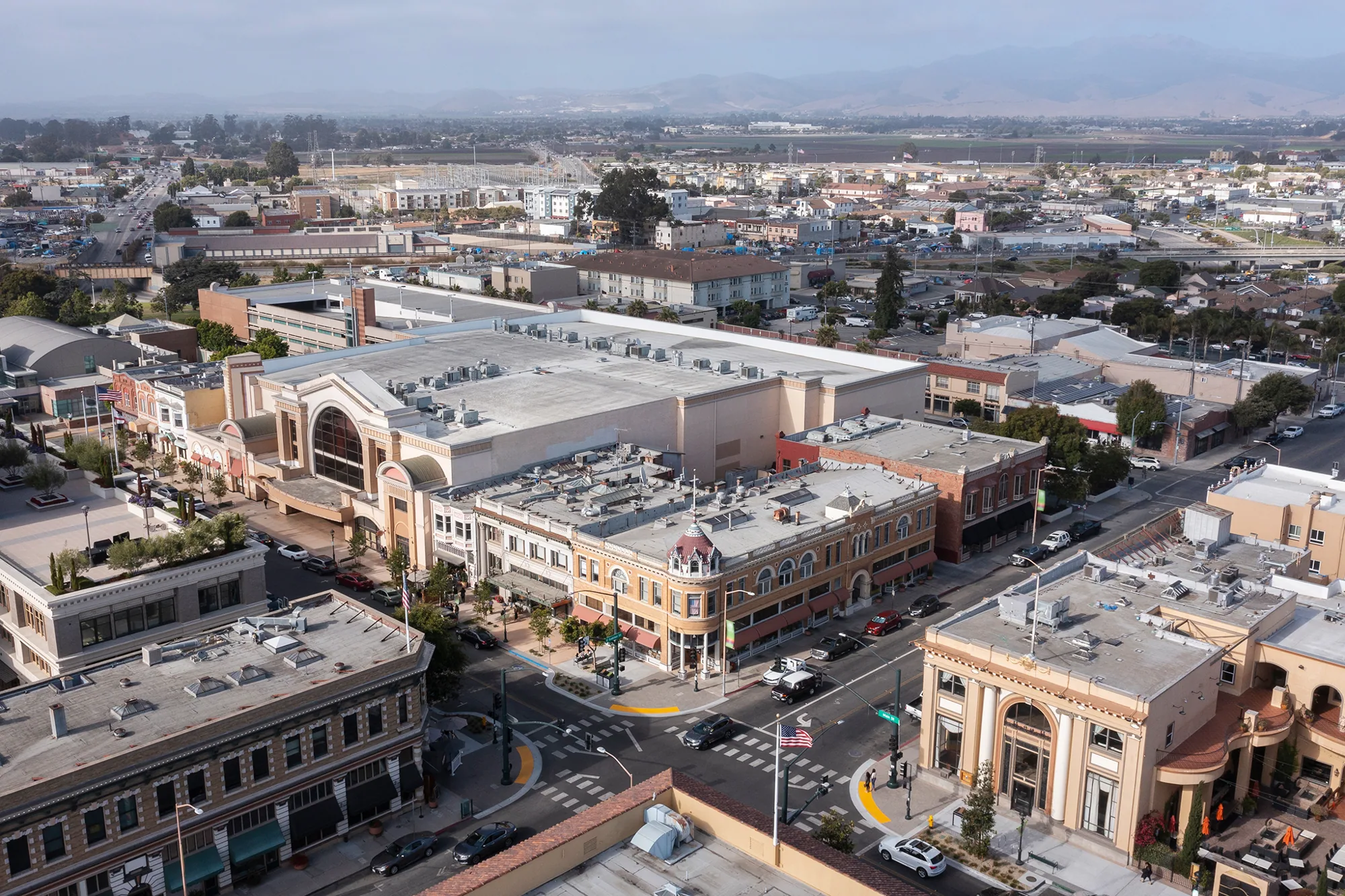 Aerial view of downtown Salinas, CA Aerial view of downtown Salinas, CA